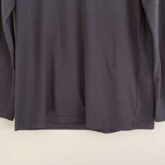 Gymshark Mens Black Long Sleeve Shirt Size Small Athletic Training Gym Active - Picture 5 of 7